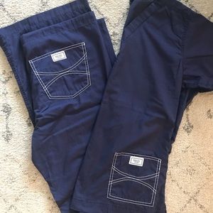 Blue Sky Scrubs Shelby Custom Pants & Top XS Tall